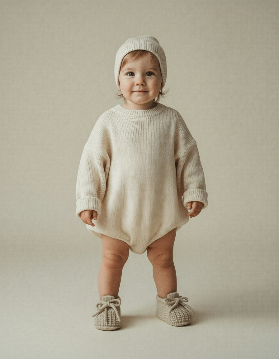 Noor | Gebreide Babyslofjes