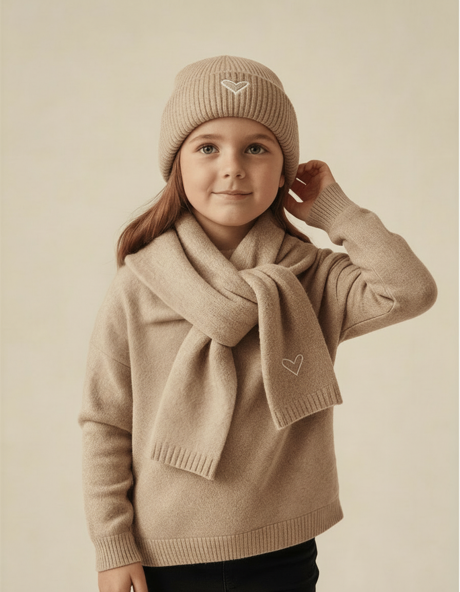 Liva | Gebreide Muts & Sjaal Set