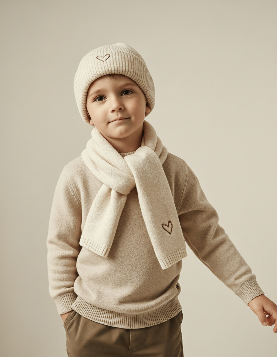 Liva | Gebreide Muts & Sjaal Set