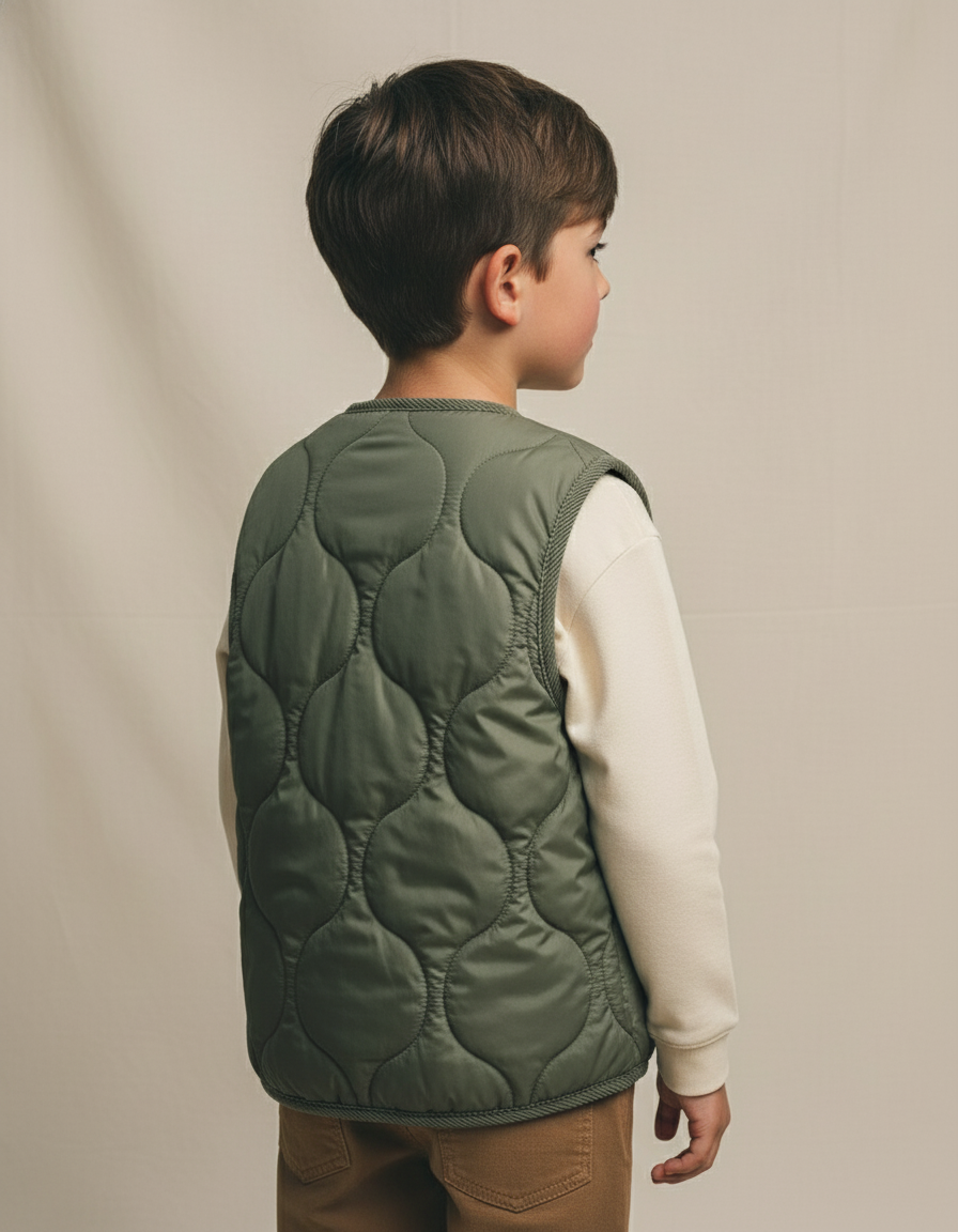 Evi | Gewatteerd Kinderbodywarmer