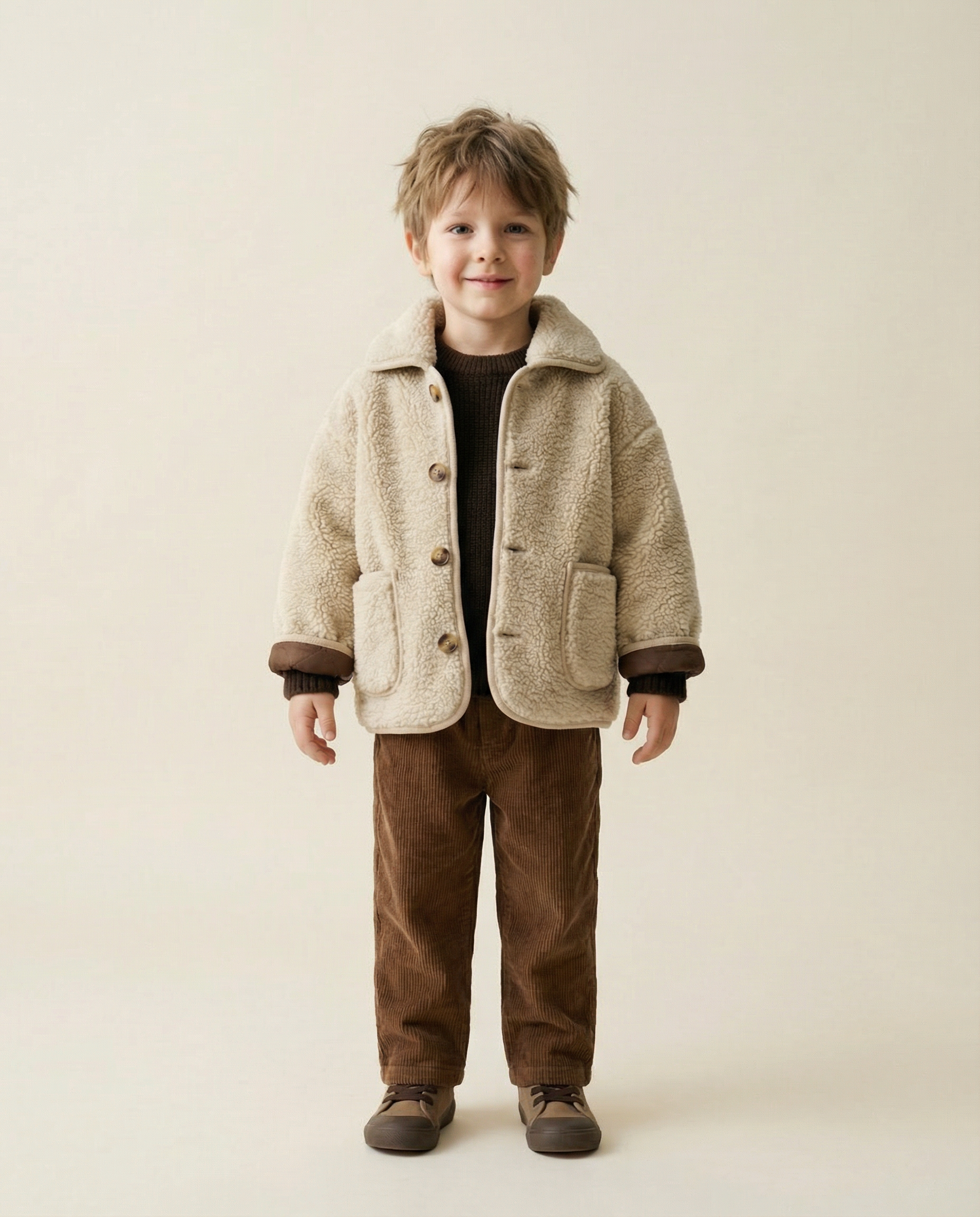 Revin | Wollen Velvet Kinder Jas