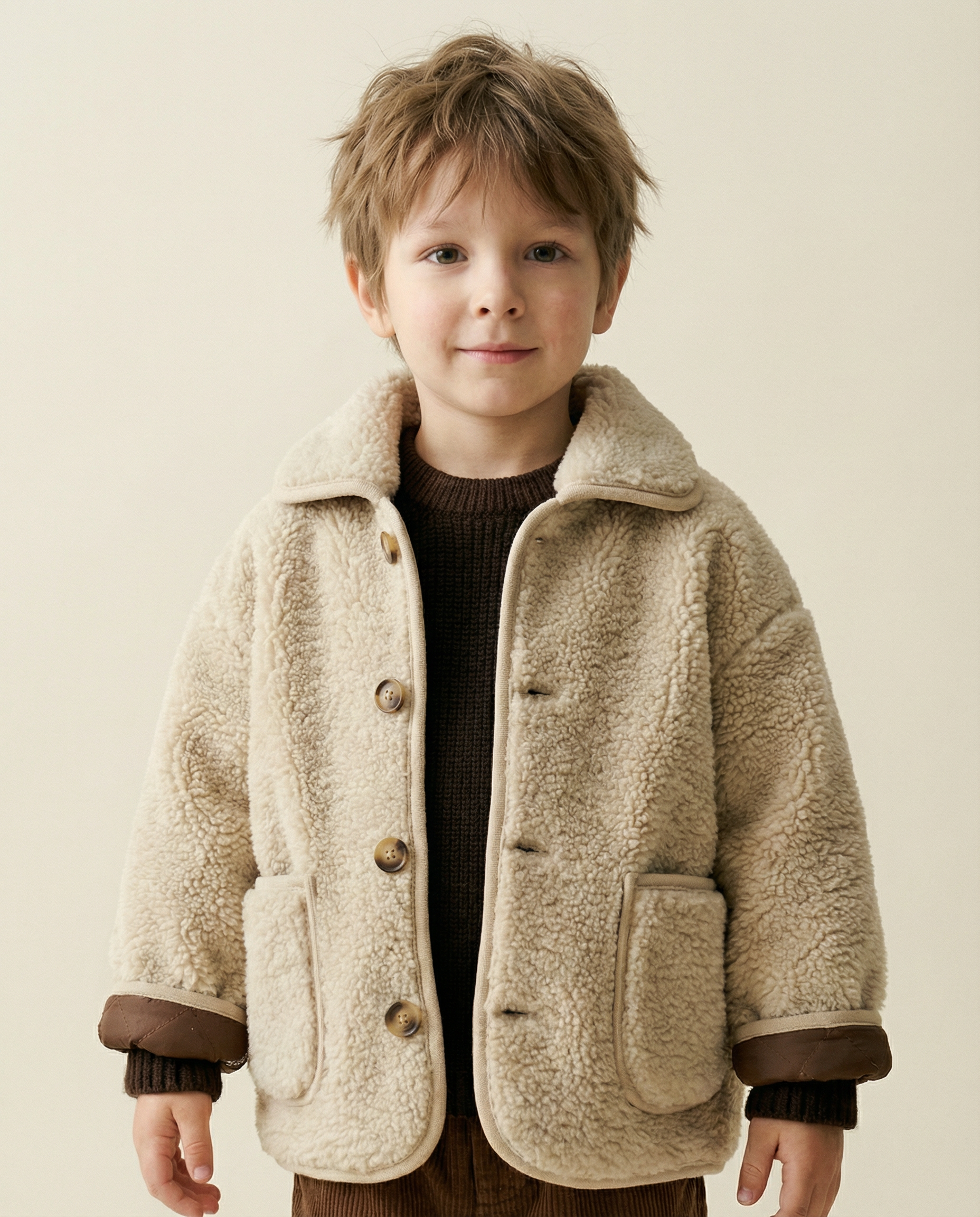 Revin | Wollen Velvet Kinder Jas