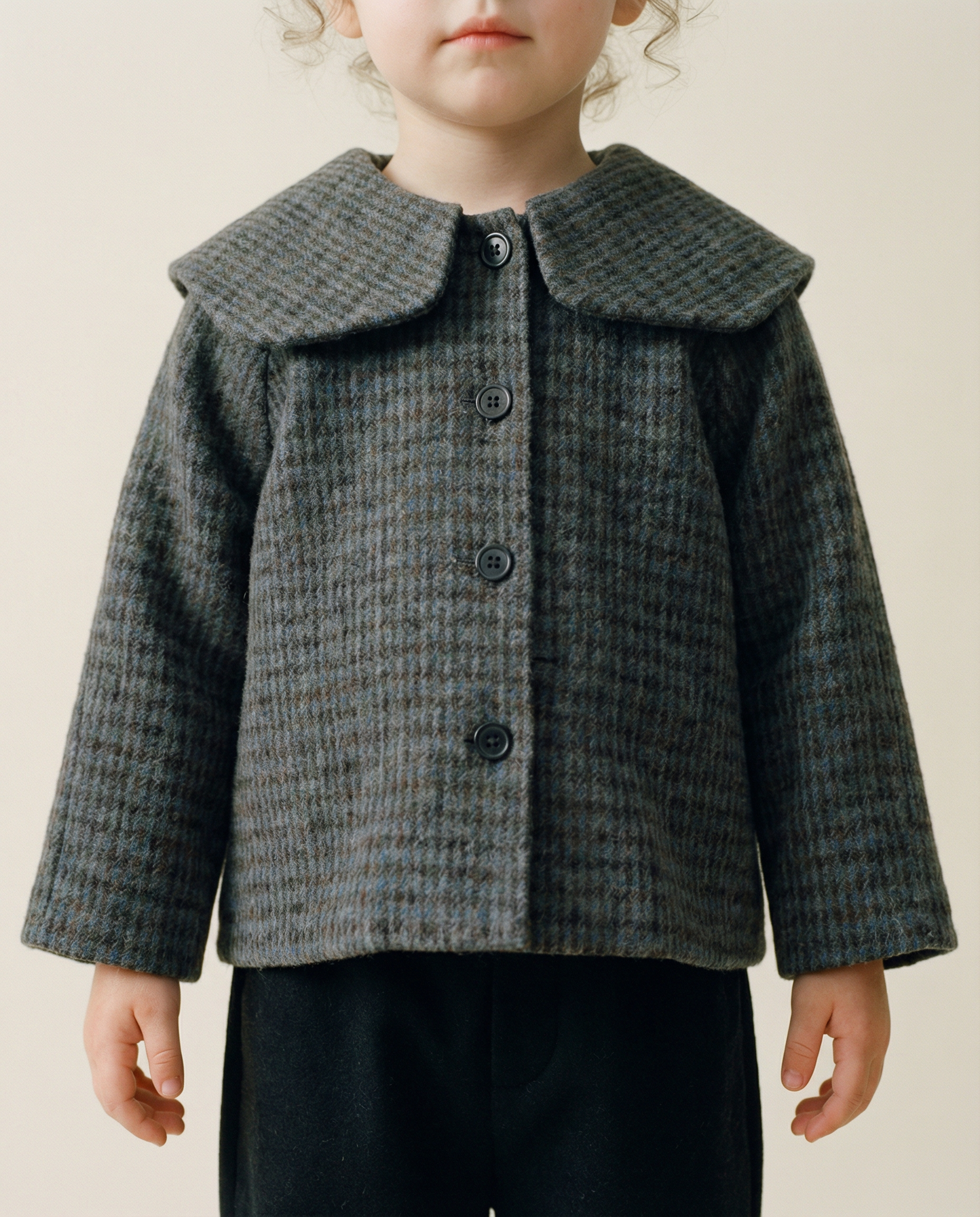 Nalai | Stijlvolle Plaid Meisjes Jas