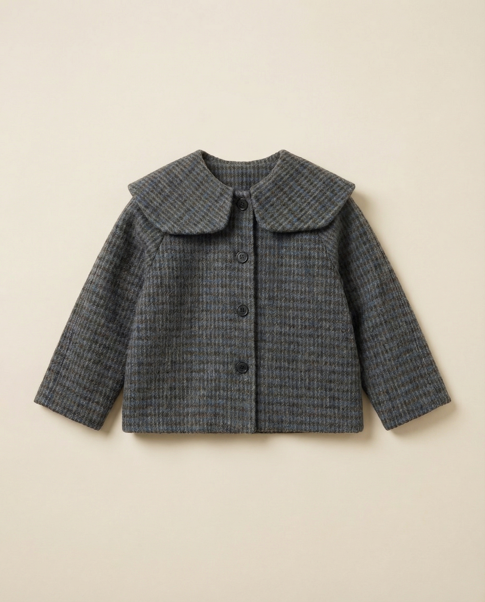 Nalai | Stijlvolle Plaid Meisjes Jas