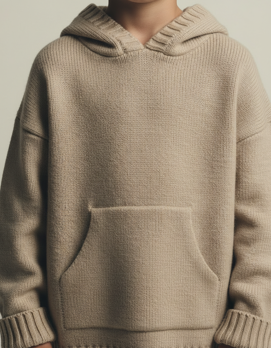 Lio | Fijngebreide Knitwear Hoodie