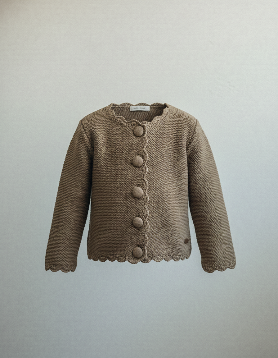 Leni | Gebreid Kinder Vestje