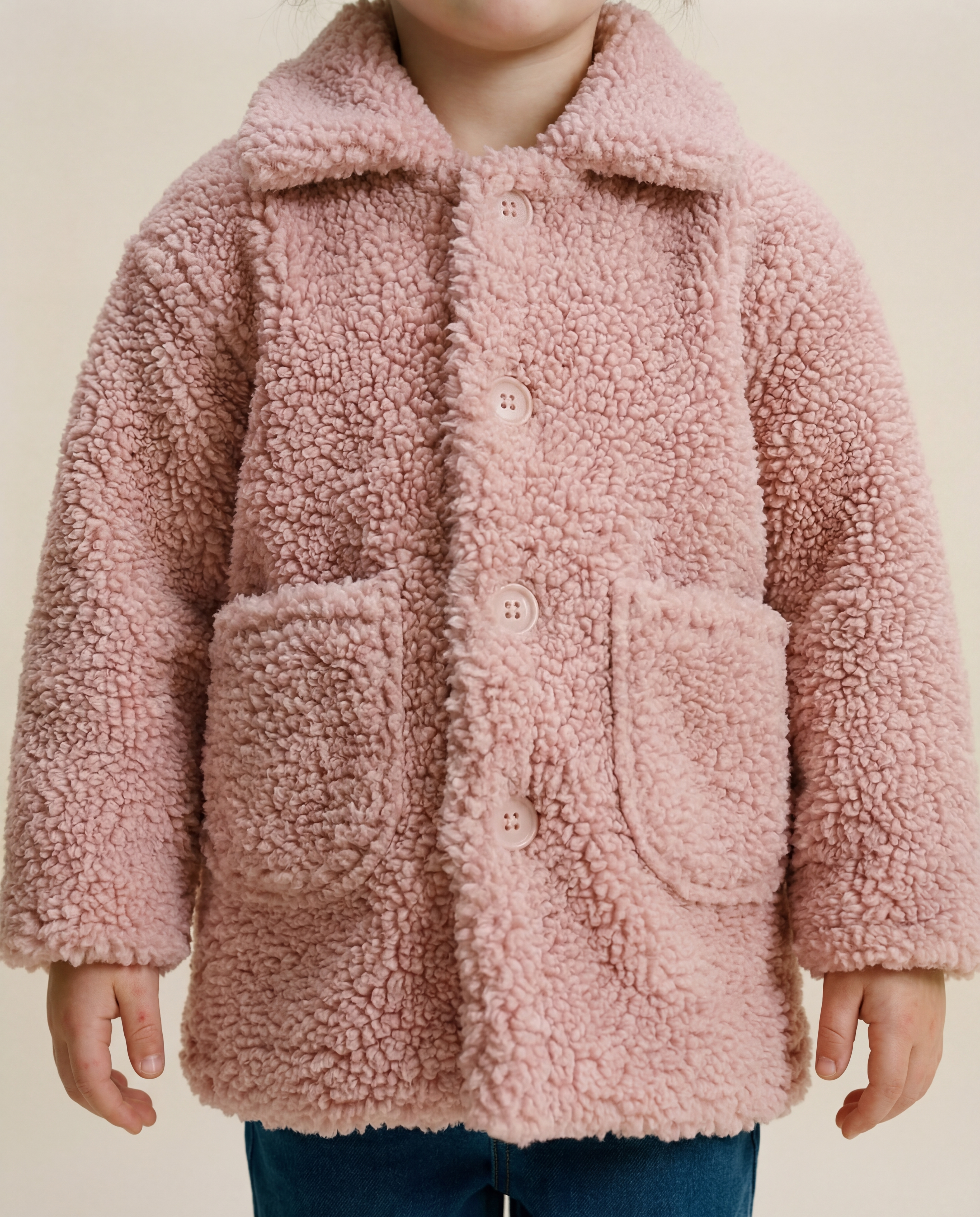 Liora | Zachte Teddy Meisjes Jas