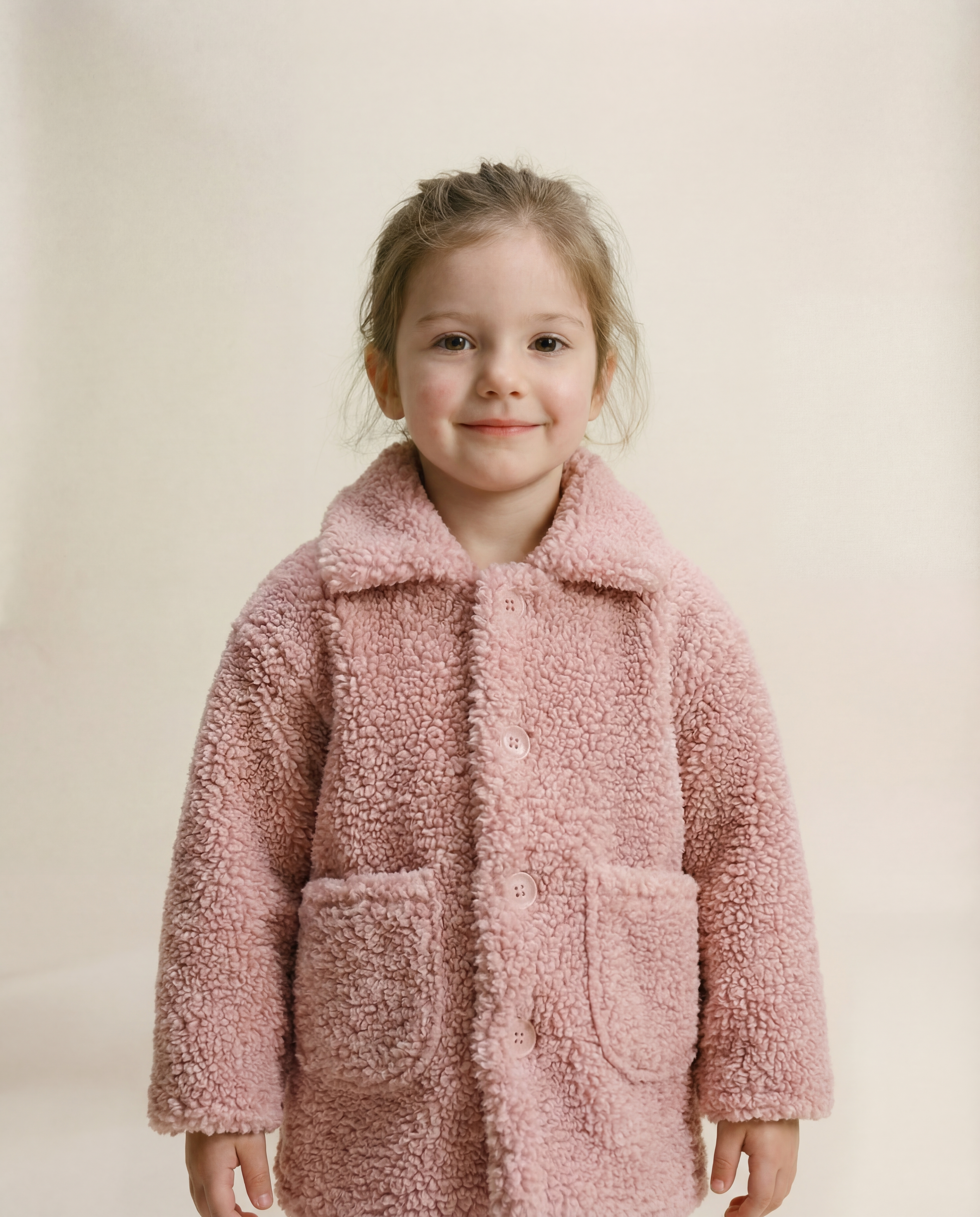 Liora | Zachte Teddy Meisjes Jas