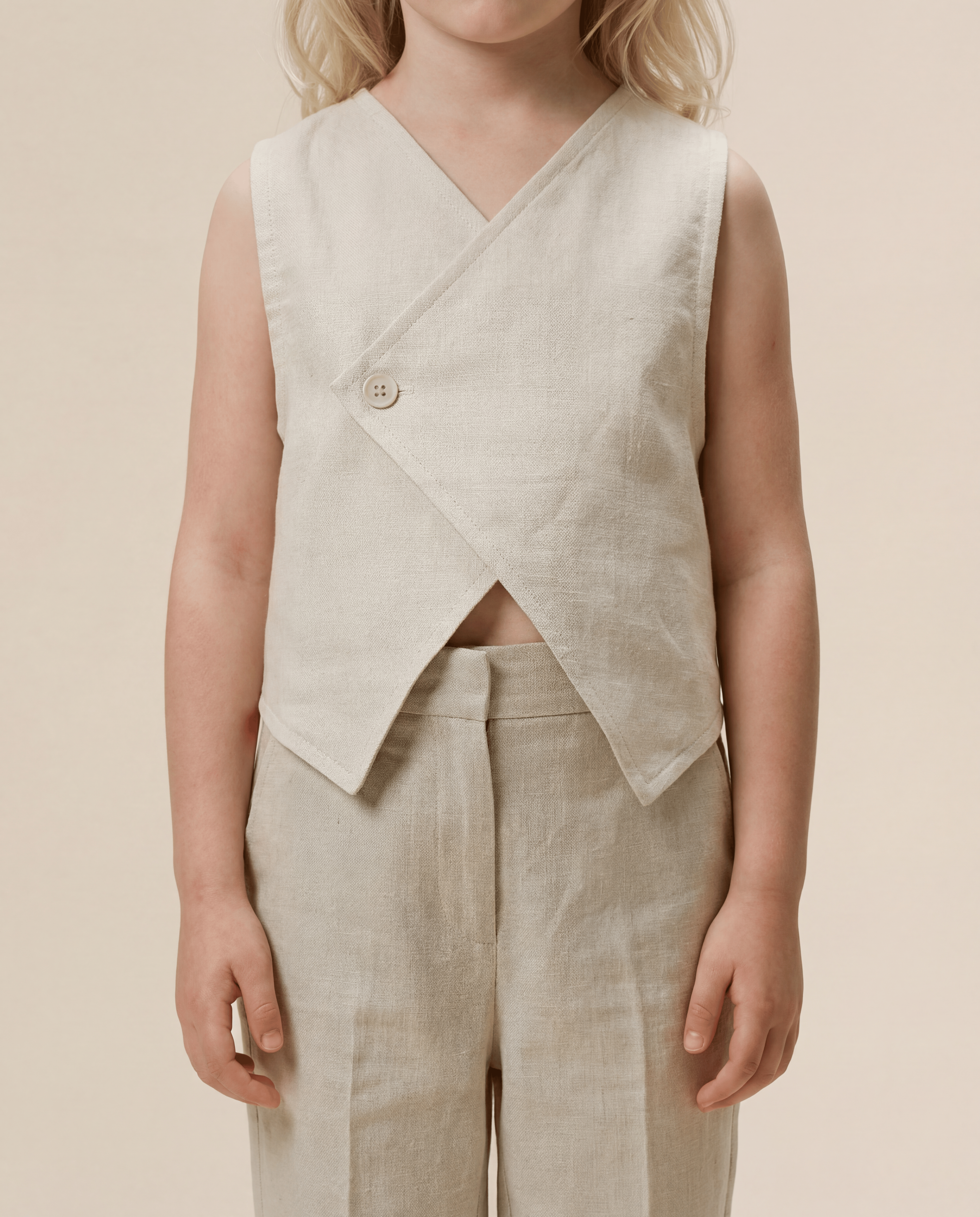 Lio | Zacht Linnen Vestje
