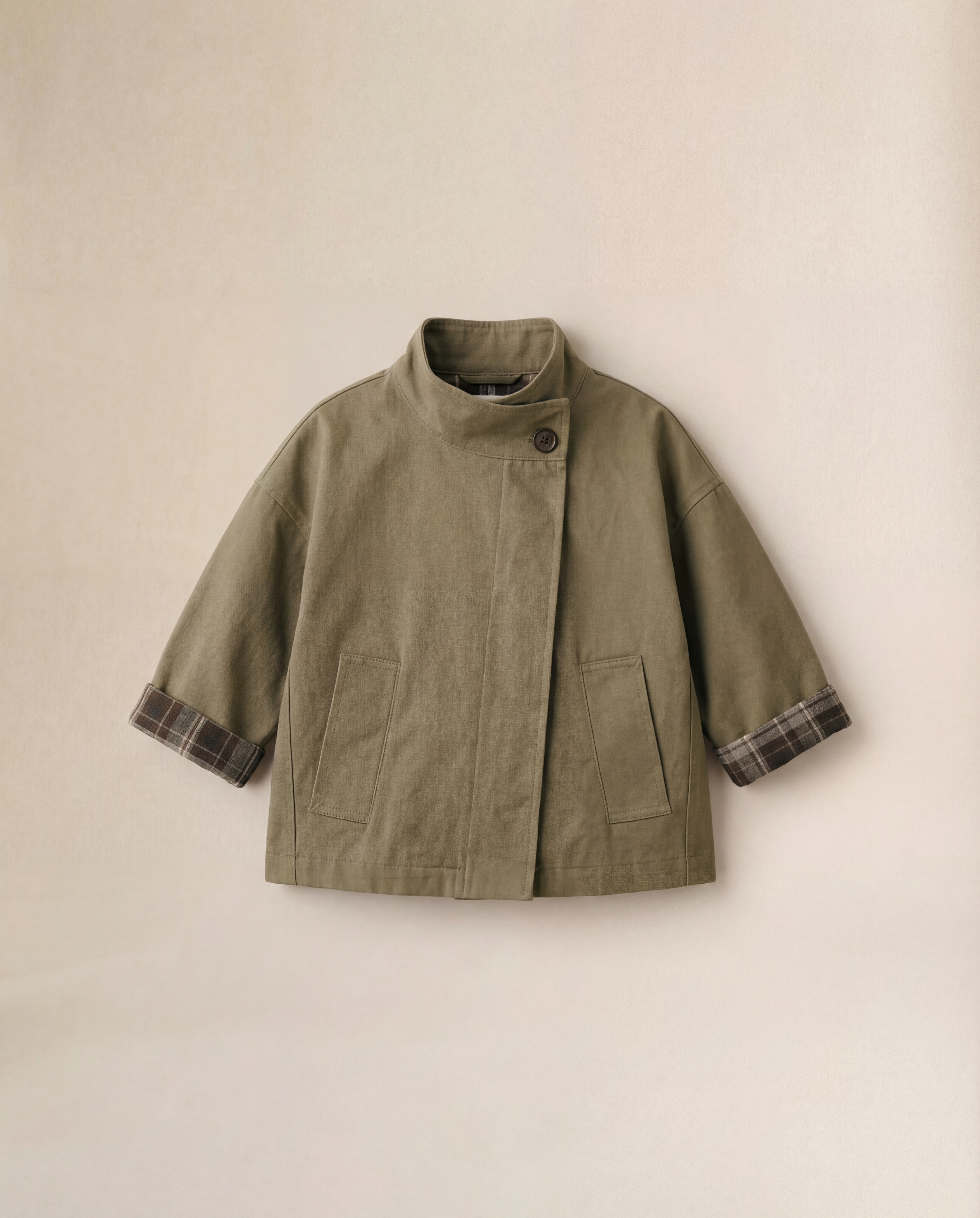 Soreya | Khaki Meisjes Windjas