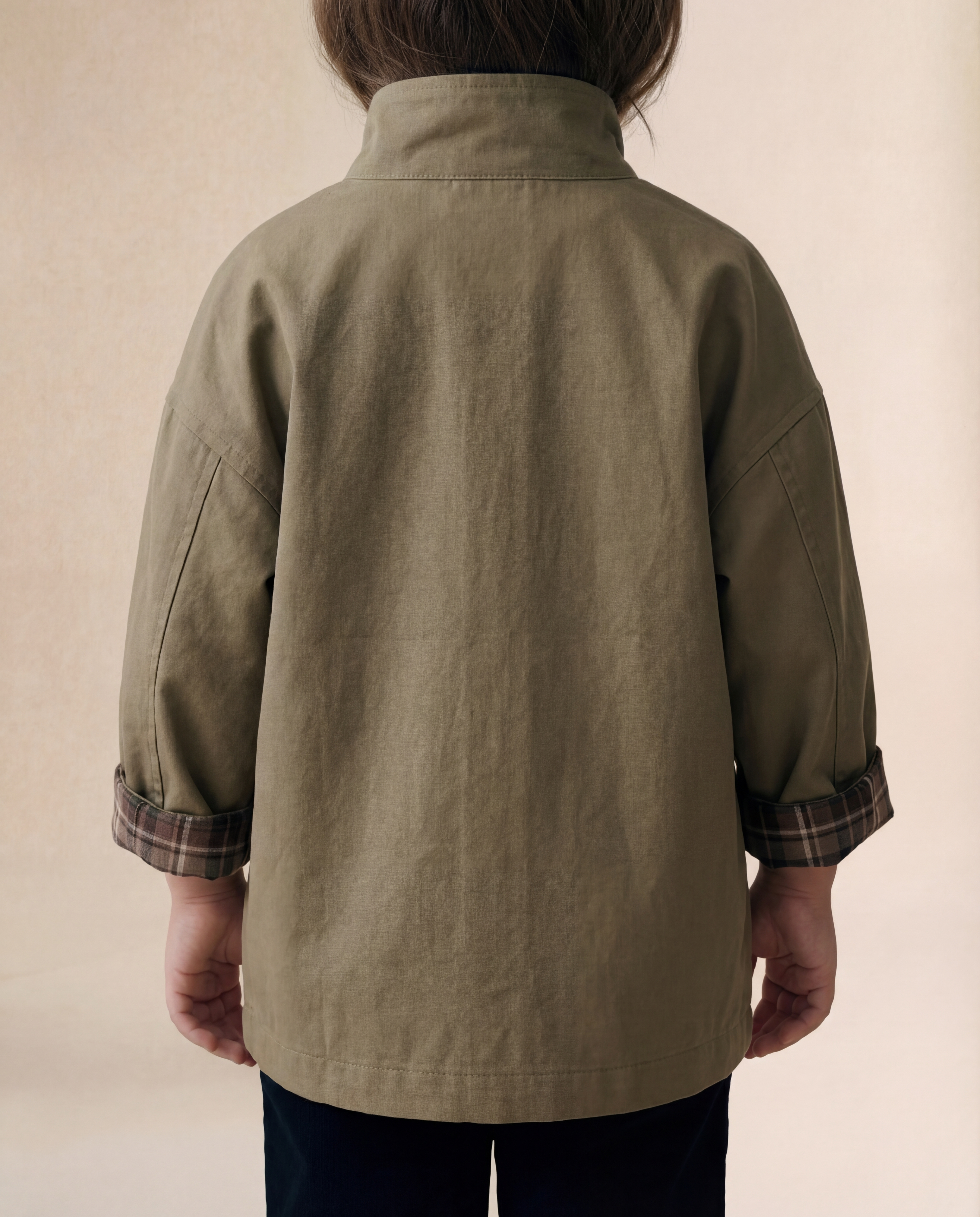 Soreya | Khaki Meisjes Windjas