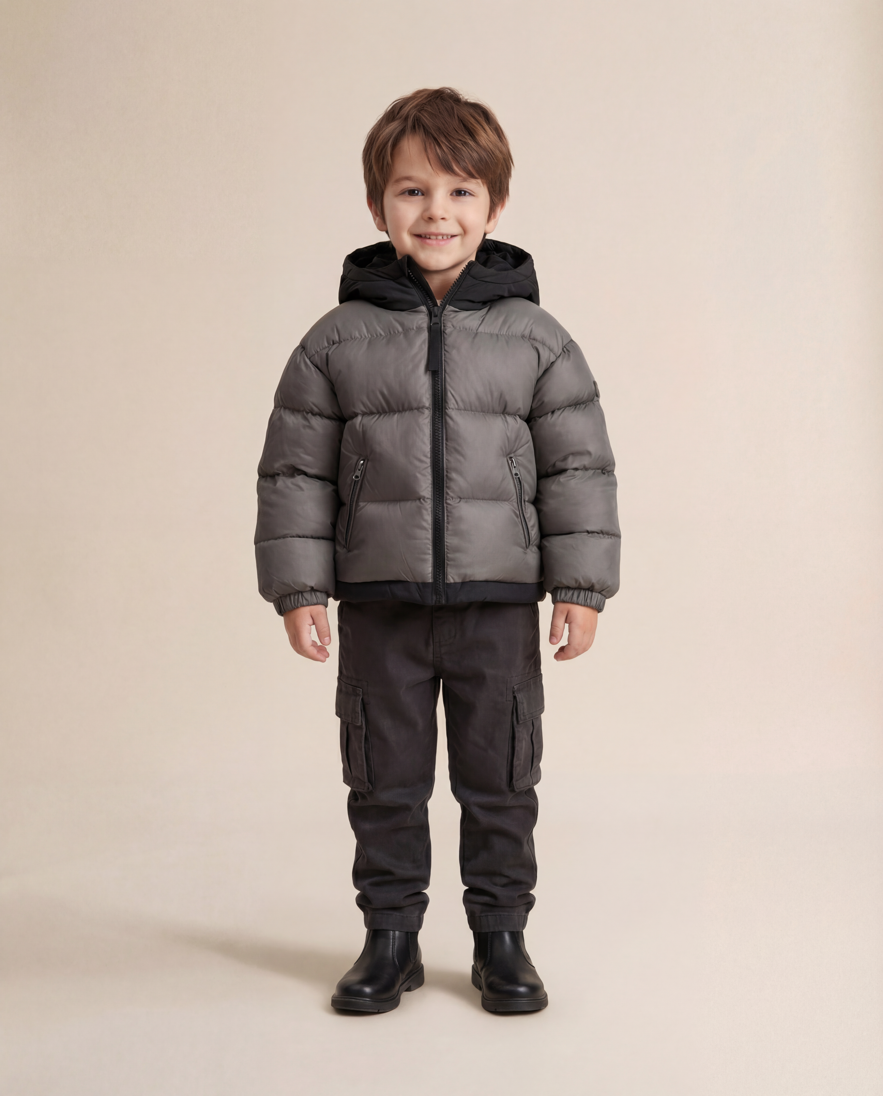 Naveo | Warme Gewatteerde Kinderjas