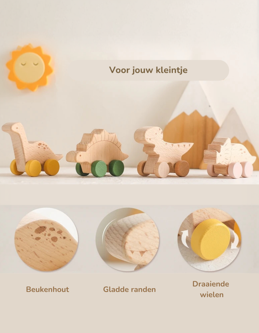 Dino | Baby Speelgoed van Beukenhout