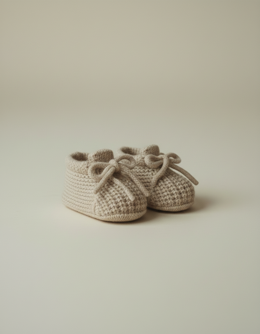 Noor | Gebreide Babyslofjes