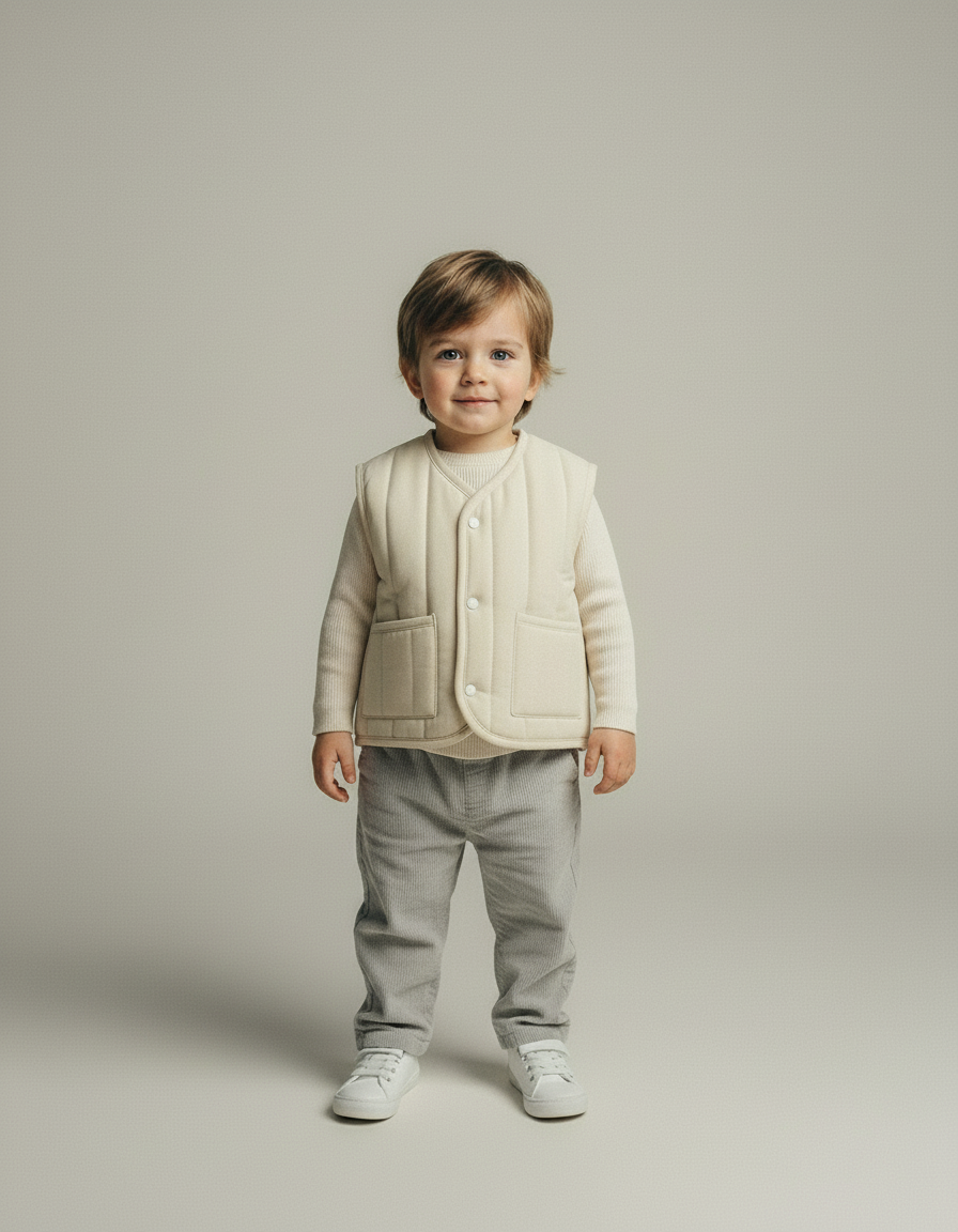 Mila | Gevoerde Katoenen Bodywarmer