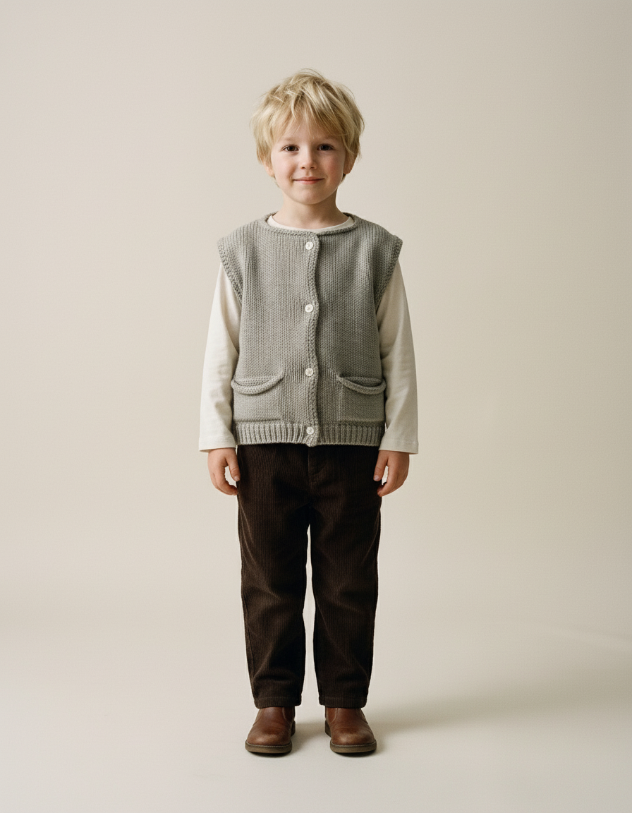 Noen | Gebreid Kinder Vest