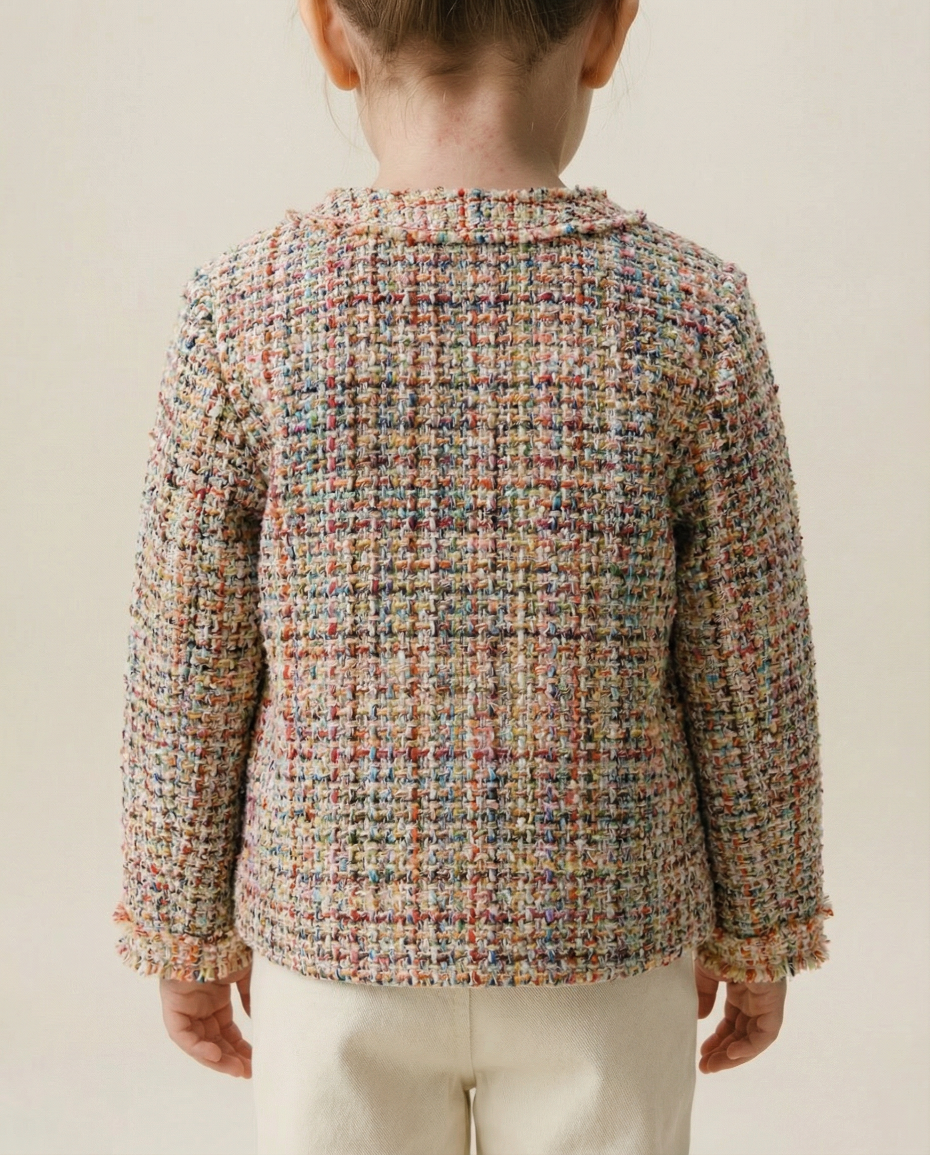 Elara | Luxe Meisjes Tweed Jas